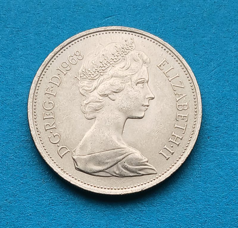1968 QEII 10p (#515)