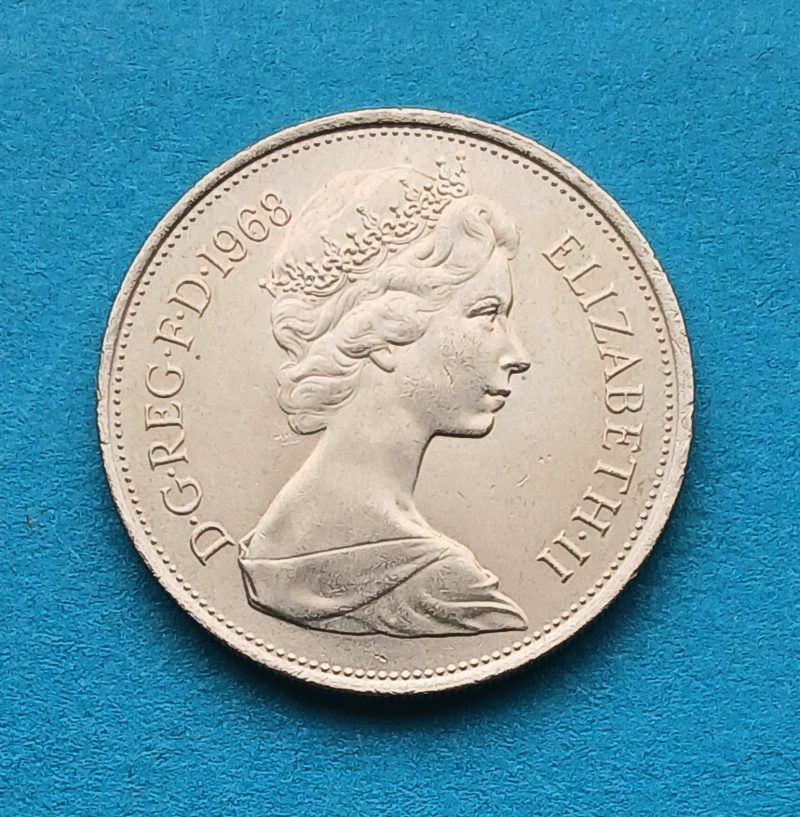 1968 QEII 10p (#516)