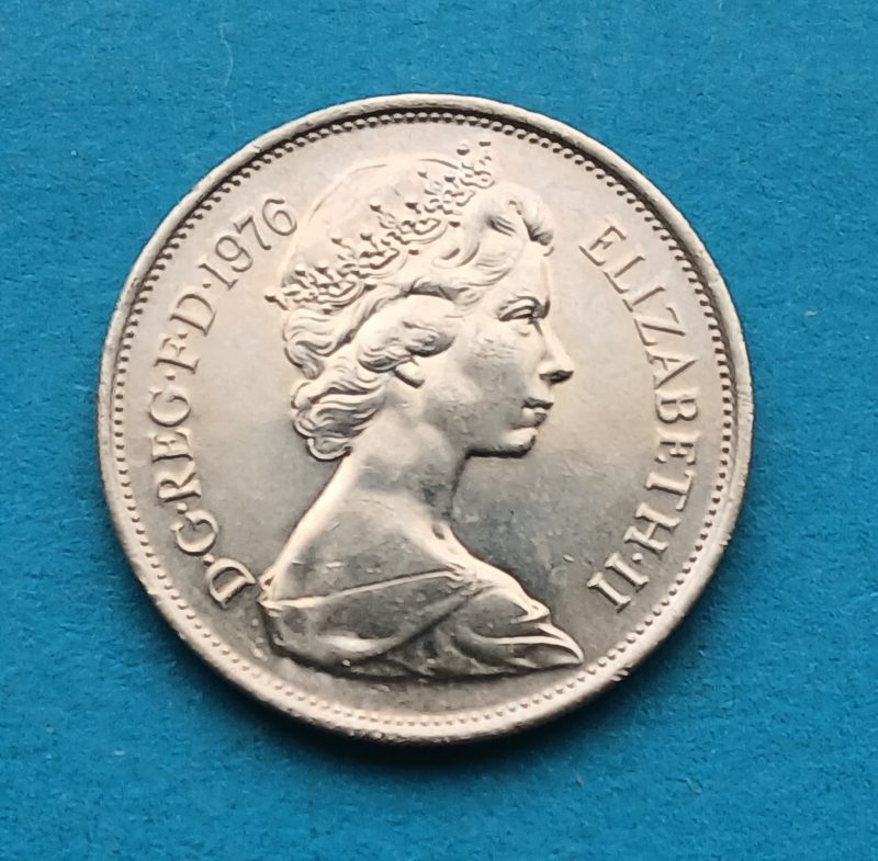 1976 QEII 10p (#524)