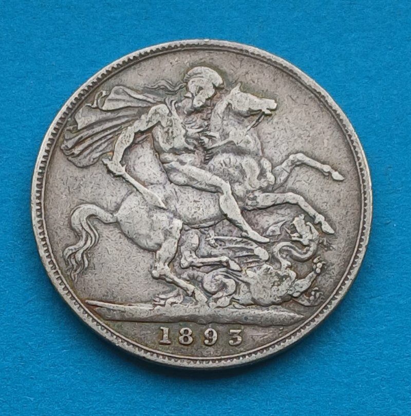 1893 Victoria Crown - .925 Silver  (#533)