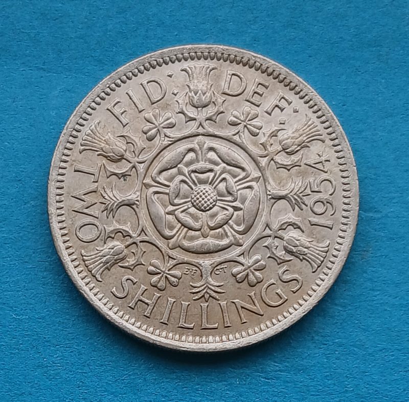 1954 Florin Elizabeth II (#547)