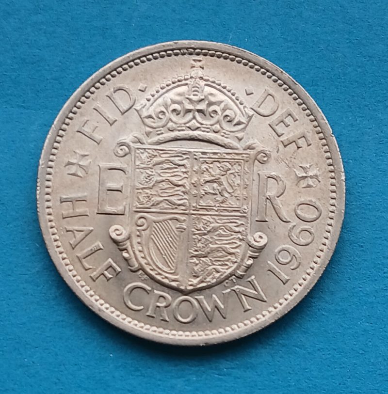 1960 Halfcrown Elizabeth II Lustrous (#549)