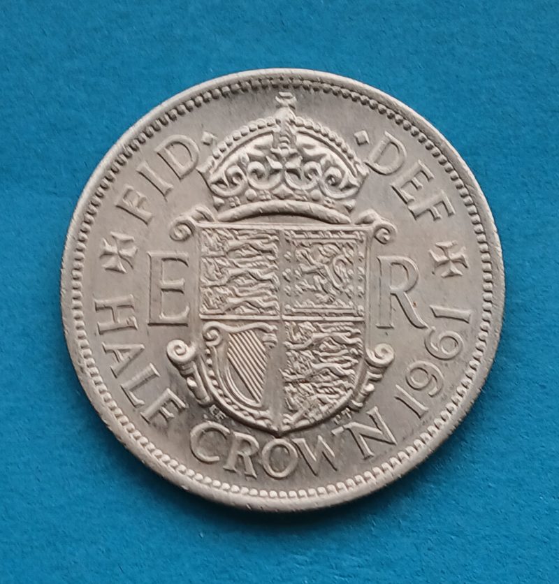 1961 Halfcrown Elizabeth II Lustrous (#551)