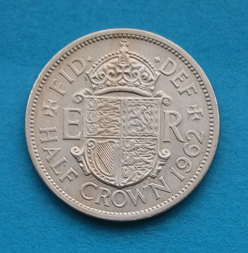 1962 Halfcrown Elizabeth II Lustrous (#552)
