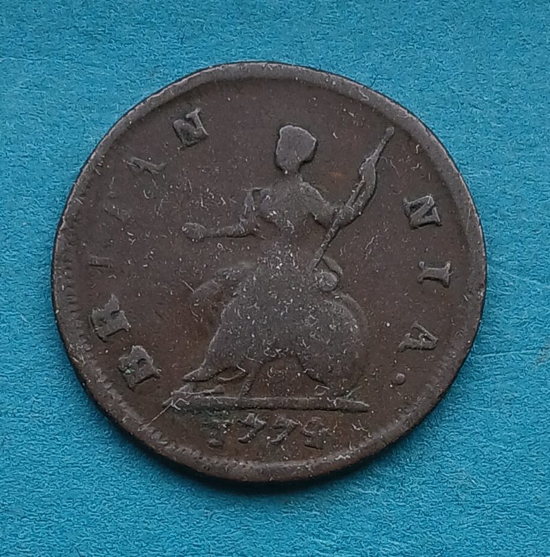 George III Farthing 1774 Great starter (#558)
