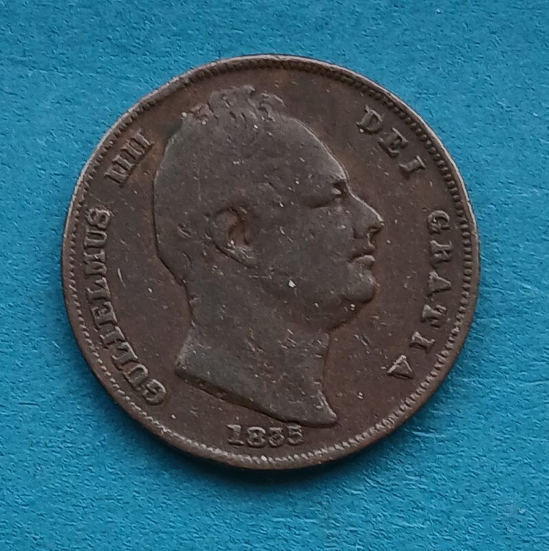 William IIII Farthing 1835 Great starter (#559)
