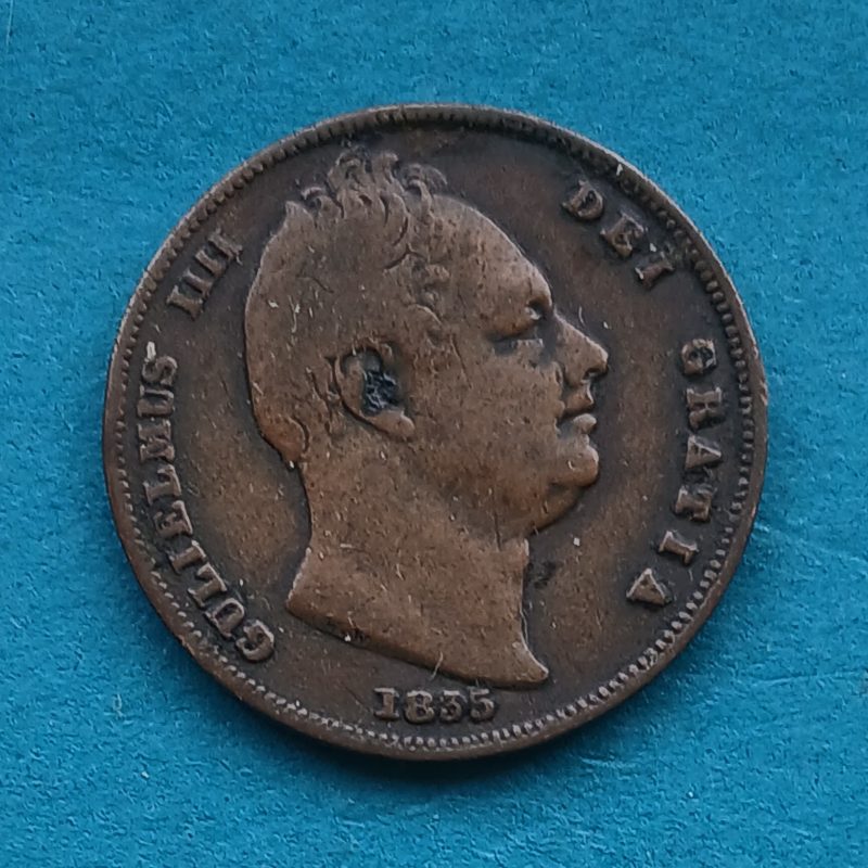 William IIII Farthing 1835 Great starter (#560)