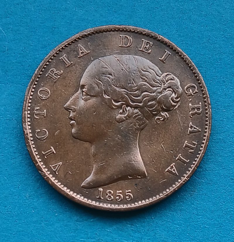 1855 Halfpenny Victoria Trace Lustre (#561)