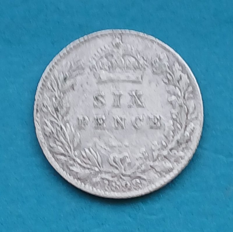 1898 Sixpence Victoria (#581)