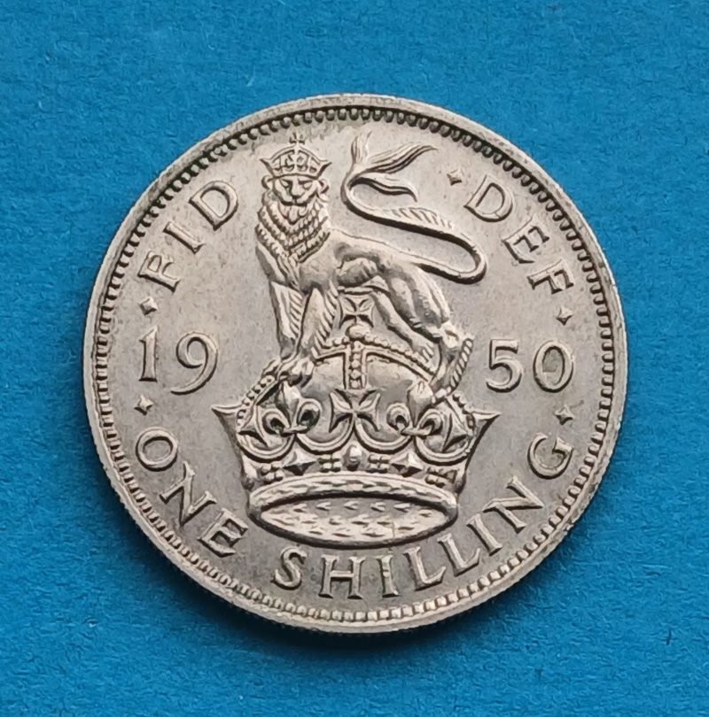 1950 George VI English Shilling (#586)