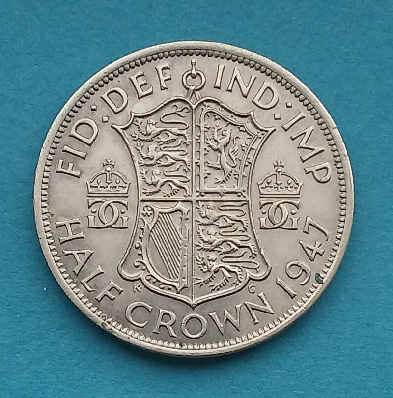 1947 George VI Half Crown (#591)