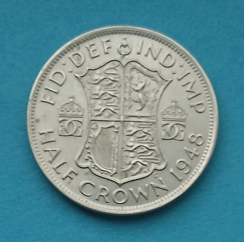 1948 George VI Half Crown (#592)