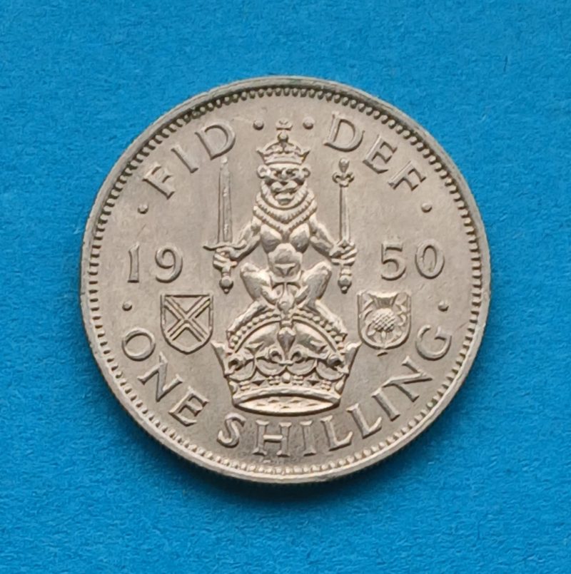 1950 George VI Scottish Shilling (#596)