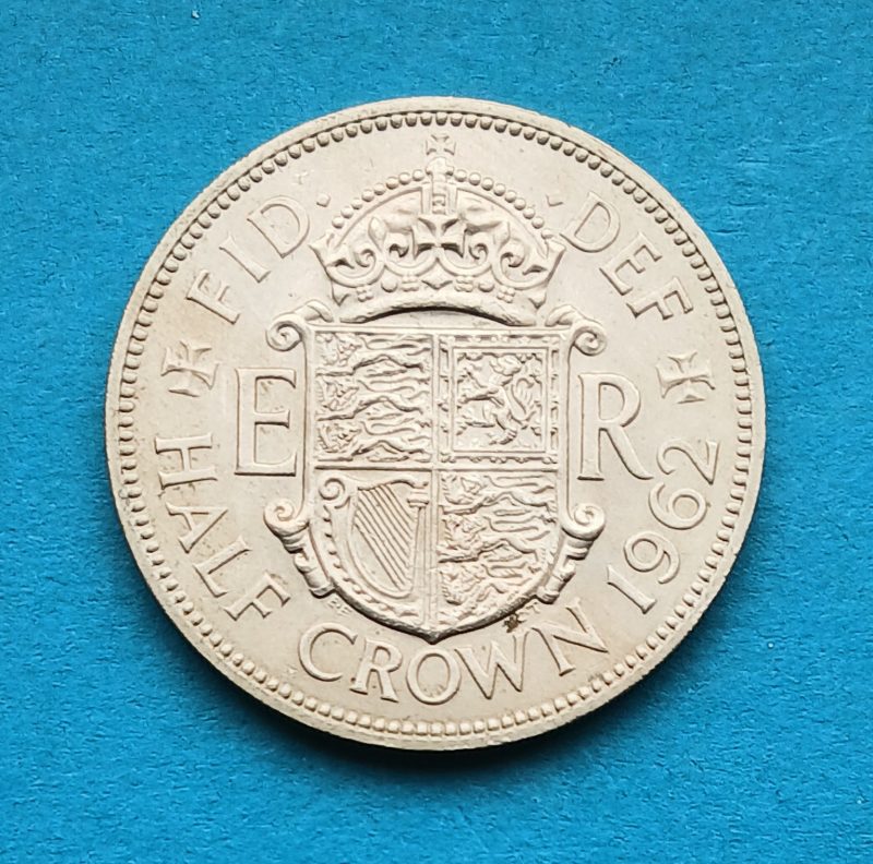 1962 Halfcrown Elizabeth II Lustrous (#604)