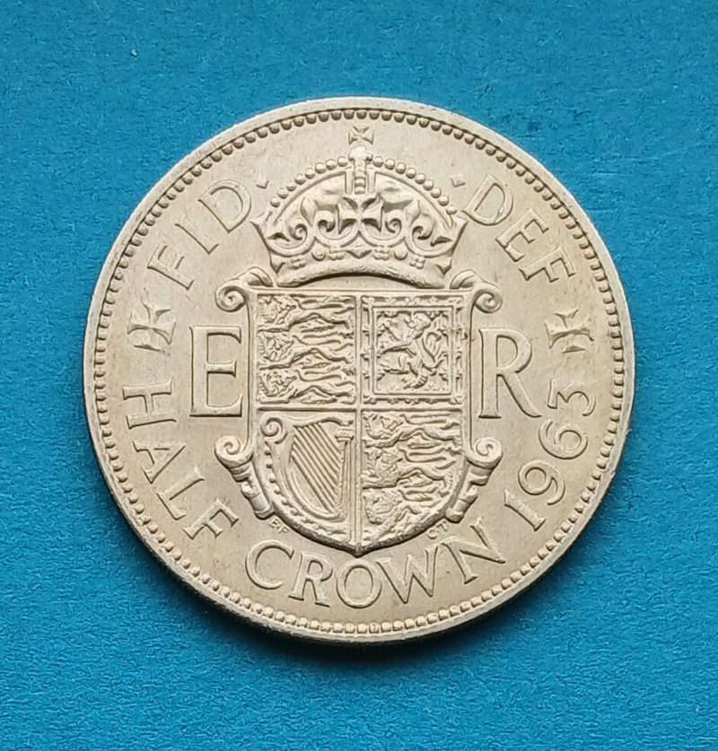 1963 Halfcrown Elizabeth II Lustrous (#605)