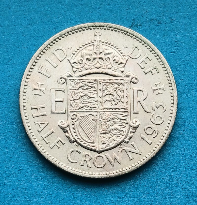 1963 Halfcrown Elizabeth II Lustrous (#606)