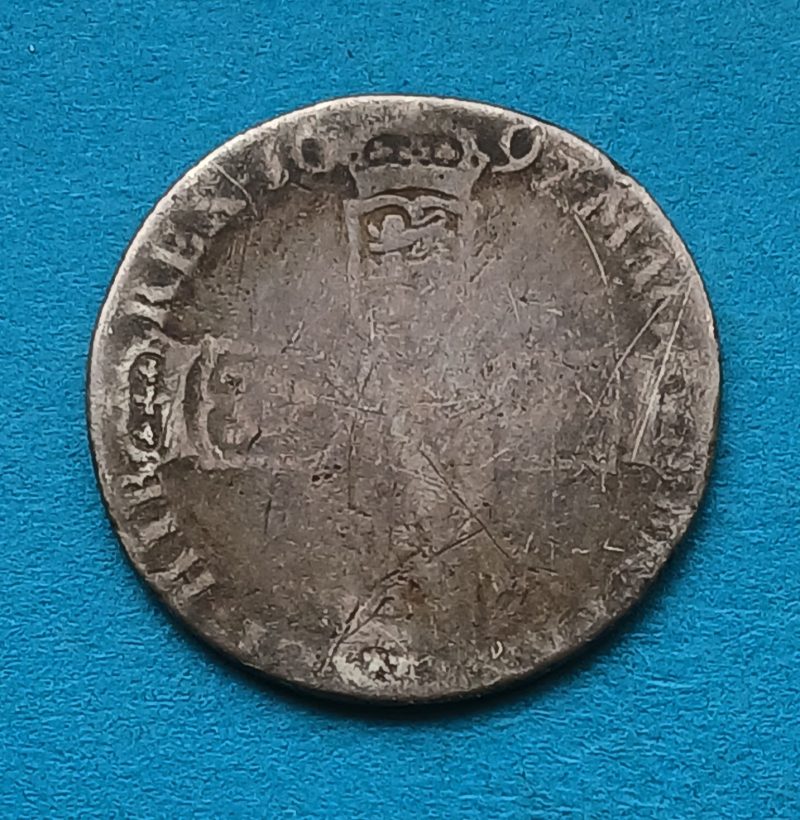 WILLIAM III 1697 Shilling - Scarce Collectable Norwich Mint (#630)